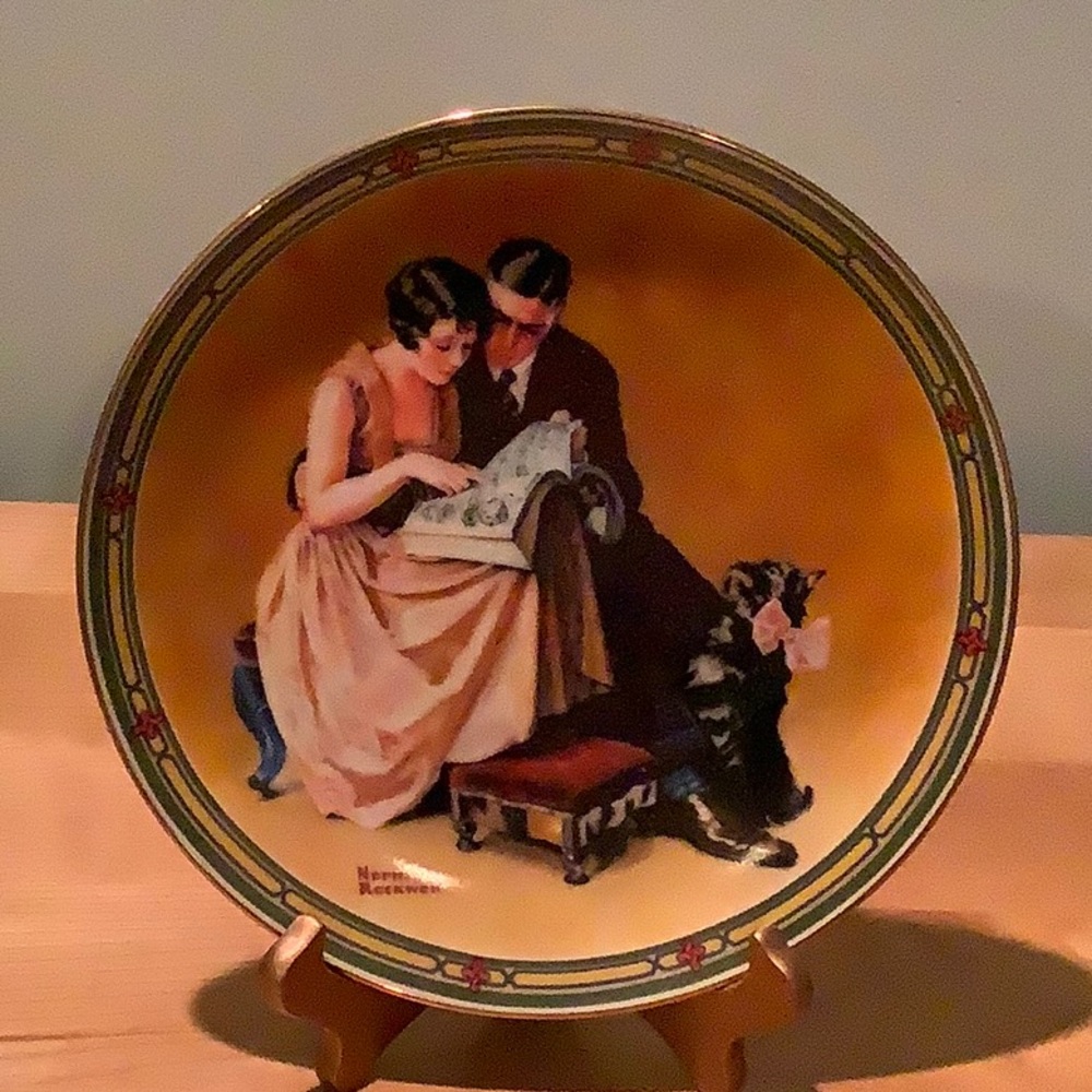 Norman Rockwell’s plate